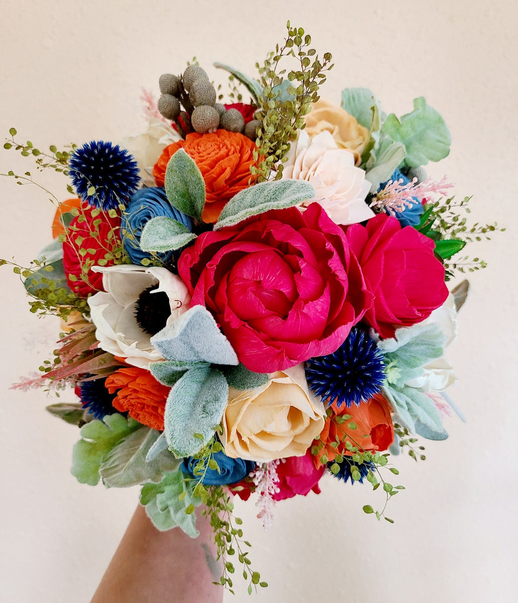 succulent spring soiree Bright Pink Spring Succulent Bouquet – My Dinosaur Dreams