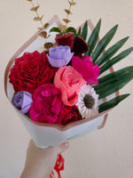 Coral and Pink Valentine's Bouquet