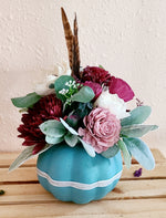 Wood Flower Succulent Pumpkin Workshop