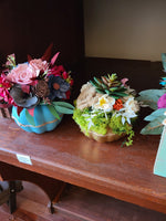 Wood Flower Succulent Pumpkin Workshop