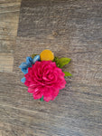 Bright Fuschia Summer Boutonniere