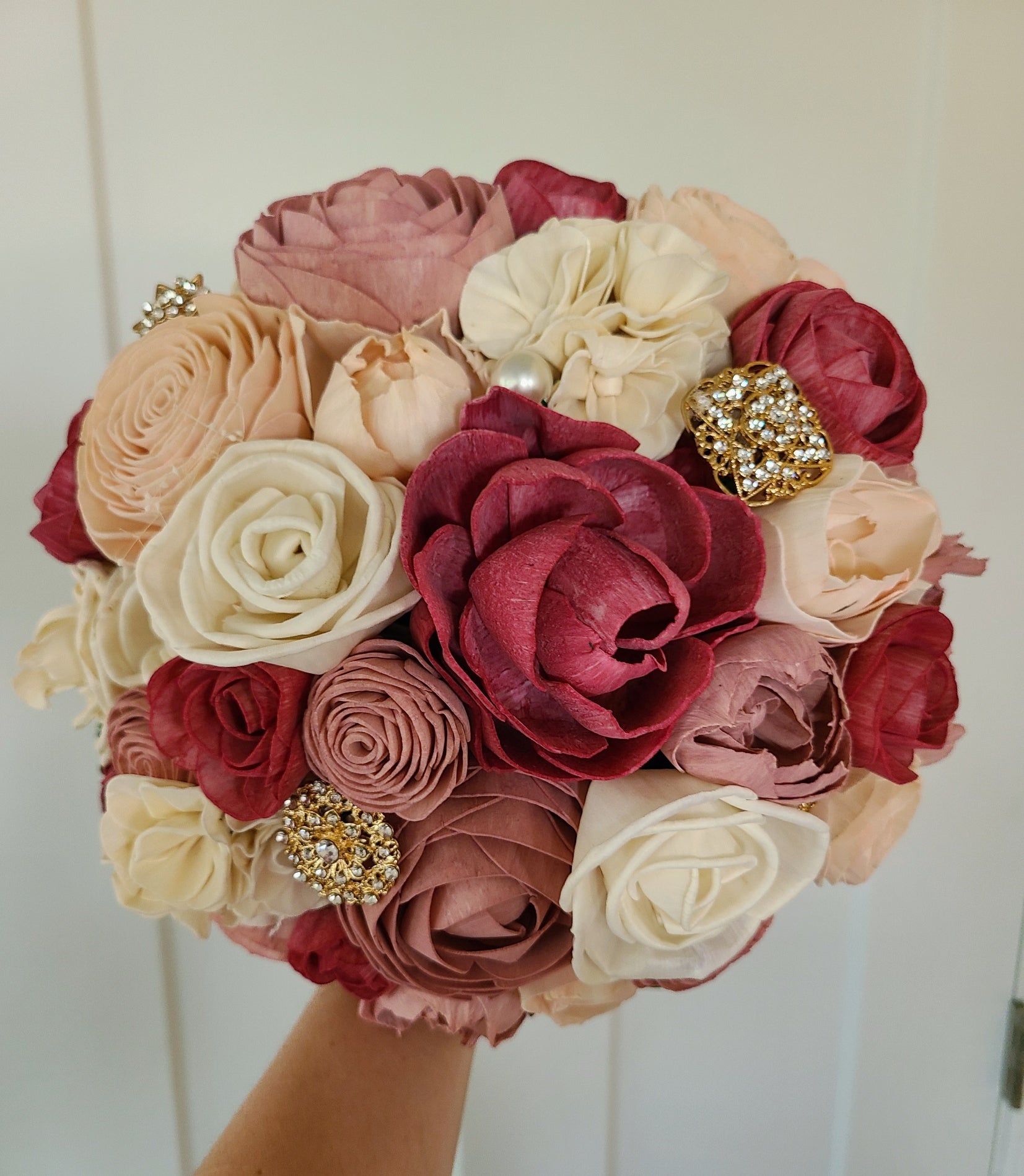 Rosy Mauve Peony Bouquet