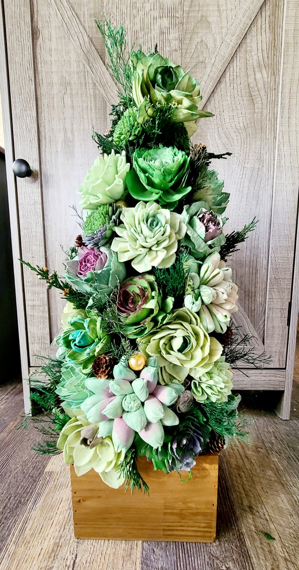 Wood Flower Christmas Tree Workshop