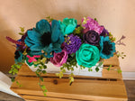 Jewel Tone Woodland Centerpiece