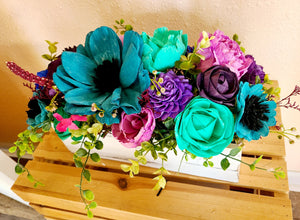 Jewel Tone Woodland Centerpiece