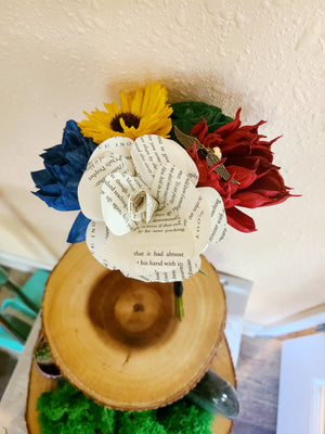 Book Flower Wizarding Bouquet