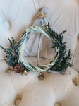 Wintry Deathly Hallows wreath