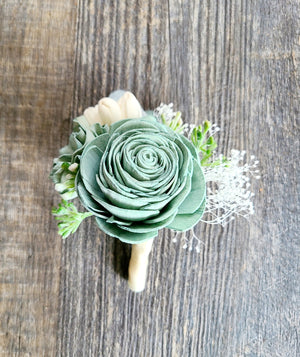 Dusty Sage Green Boutonniere and Corsage Prom Set My Dinosaur Dreams Dusty Sage Green Boutonniere and Corsage Prom Set My Dinosaur Dreams