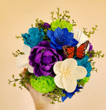 Spring Jewels Wooden Flower Centerpiece