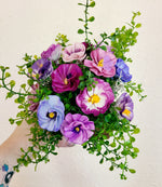 Wooden May Day Pansy Box