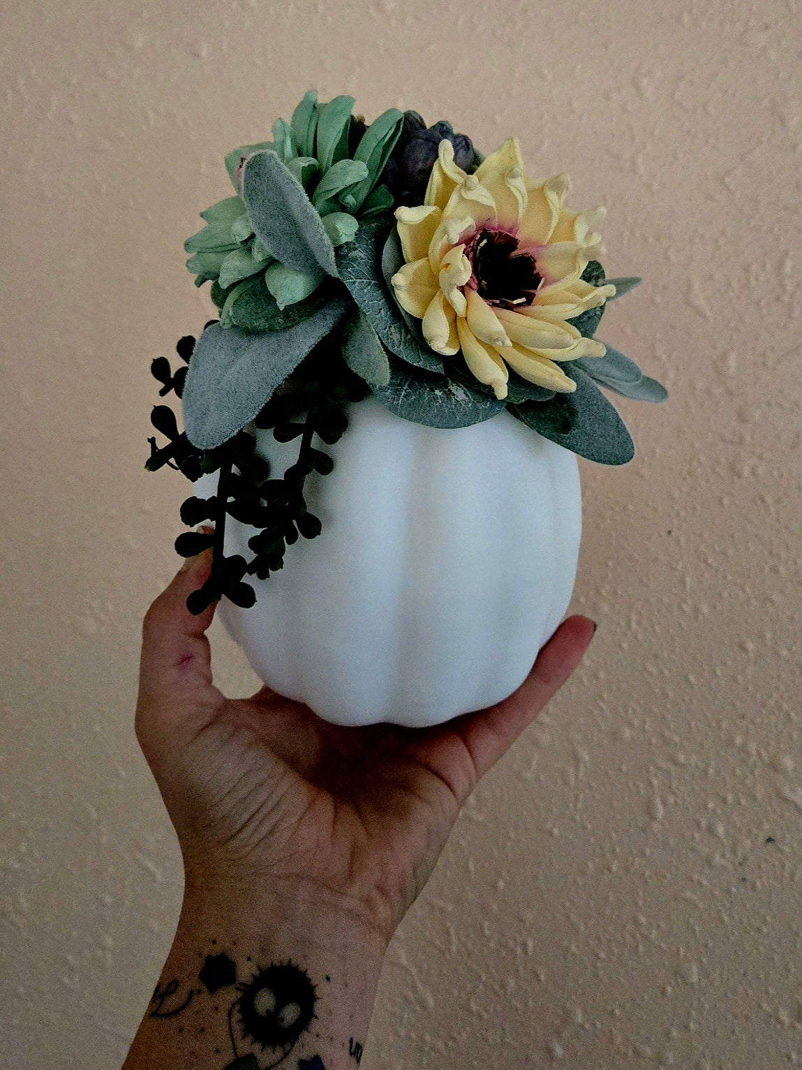 Wood Flower Succulent Pumpkin Workshop