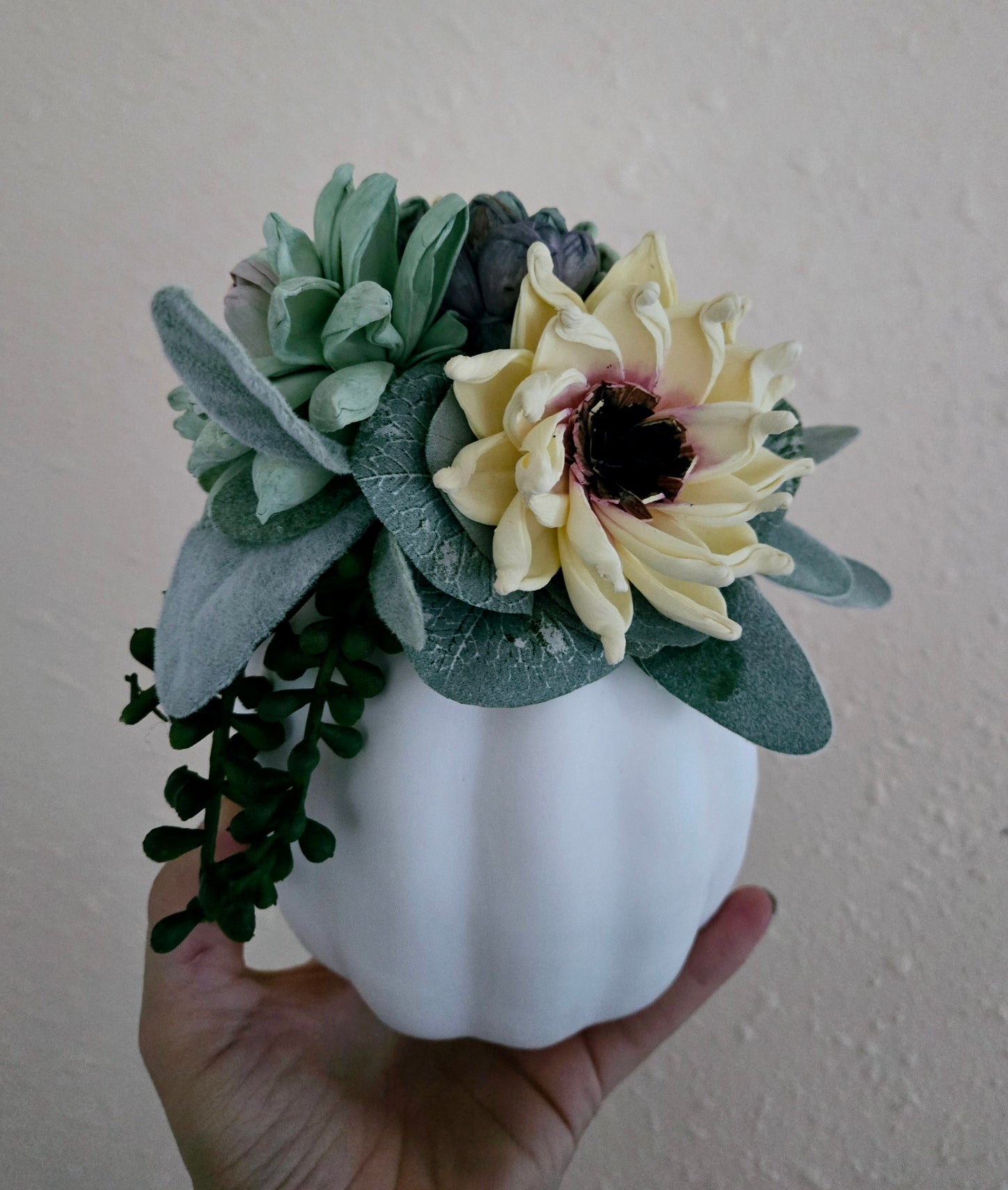 Wood Flower Succulent Pumpkin Workshop