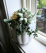 Wood Flower Succulent Pumpkin Workshop