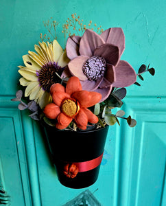 Flower Bucket Gift Magnet
