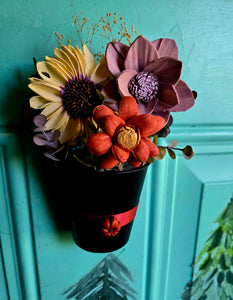 Flower Bucket Gift Magnet