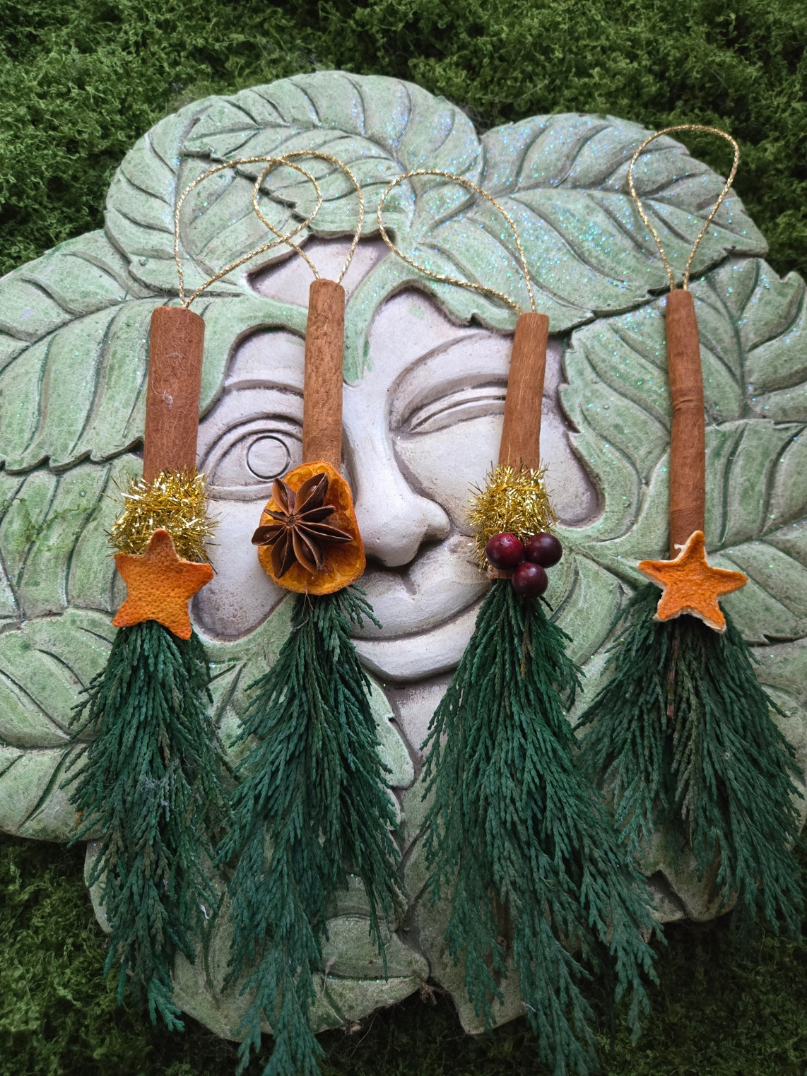 Cedar Cinnamon Stick Broom Ornament