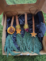 Cedar Cinnamon Stick Broom Ornament