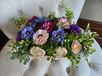 Easter Pansy Bunny Basket