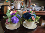 Flower Teacup Workshop June 7th at Chacha's Hiland Bakery