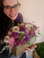 Mauve Mother's Day Centerpiece