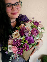 Mauve Mother's Day Centerpiece