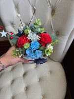 Red, White, and Blue Centerpiece Workshop
