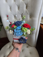 Red, White, and Blue Centerpiece Workshop