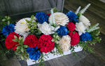 Red, White, and Blue Patriotic Centerpiece