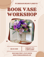 Book Vase Workshop