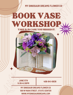 Book Vase Workshop June 5th