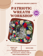Labor Day Wreath Workshop at Rumours Bar and Grill August 4th