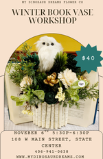 Winter Book Vase Workshop