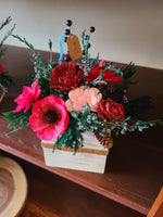 Buffalo Plaid Christmas Centerpiece