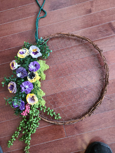 Pansy Wreath Make and Take Class