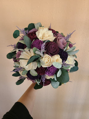 Dark Plum Purple Bouquet – My Dinosaur Dreams