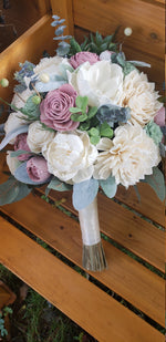 Rose Quartz and Sage Green Bouquet