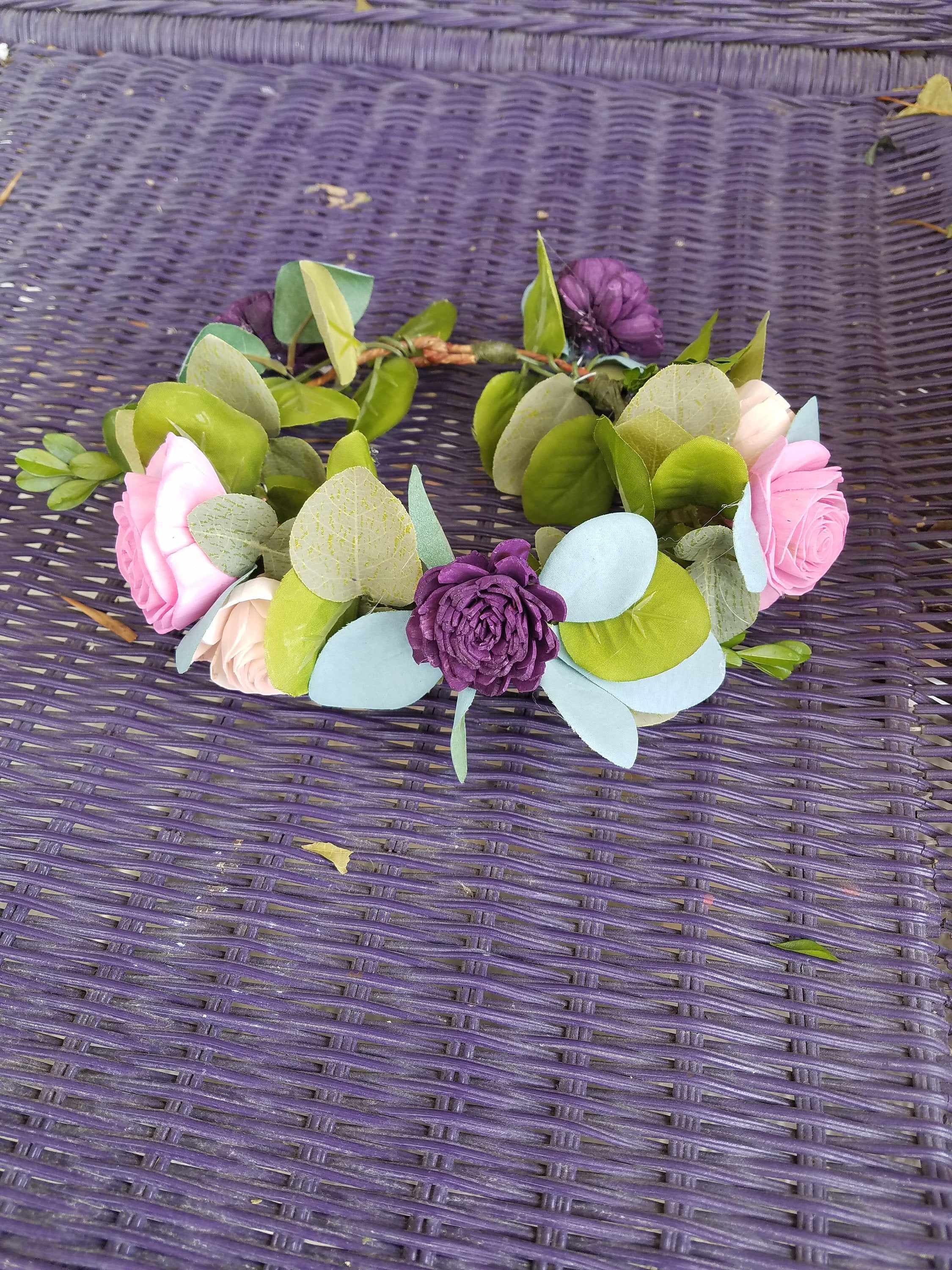 Dog Flower Wreath