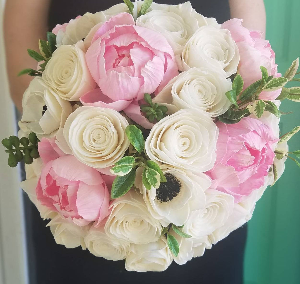 Pink Peony and Anemone Bouquet