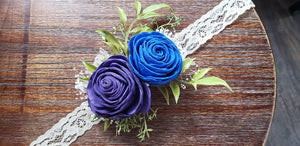 Double Rose Wrist Corsage