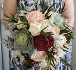 Burgundy and Blush Bohemian Bouquet