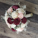 Wine and Blush Sola Bouquet