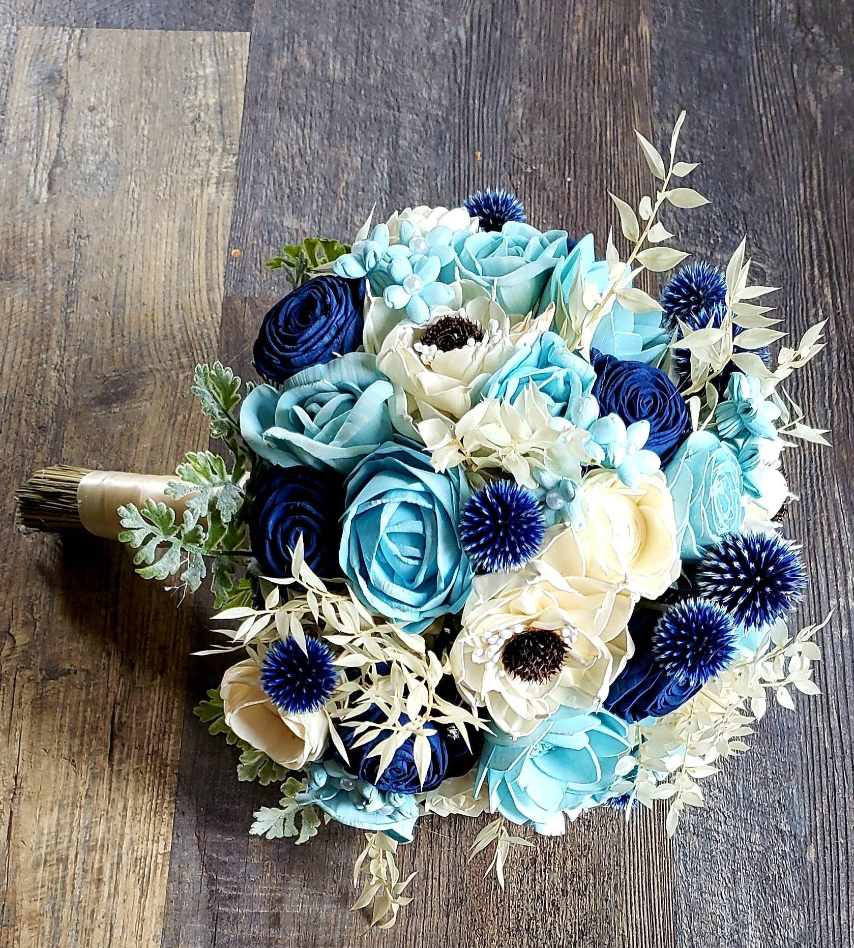 Winter Blue Bouquet