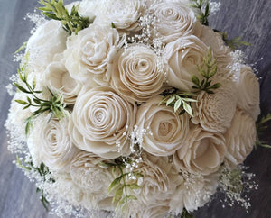 Neutral Ivory Sola Bouquet