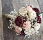 Wine and Blush Sola Bouquet