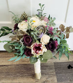 Purple and Grey Mixed Wildflower Bouquet