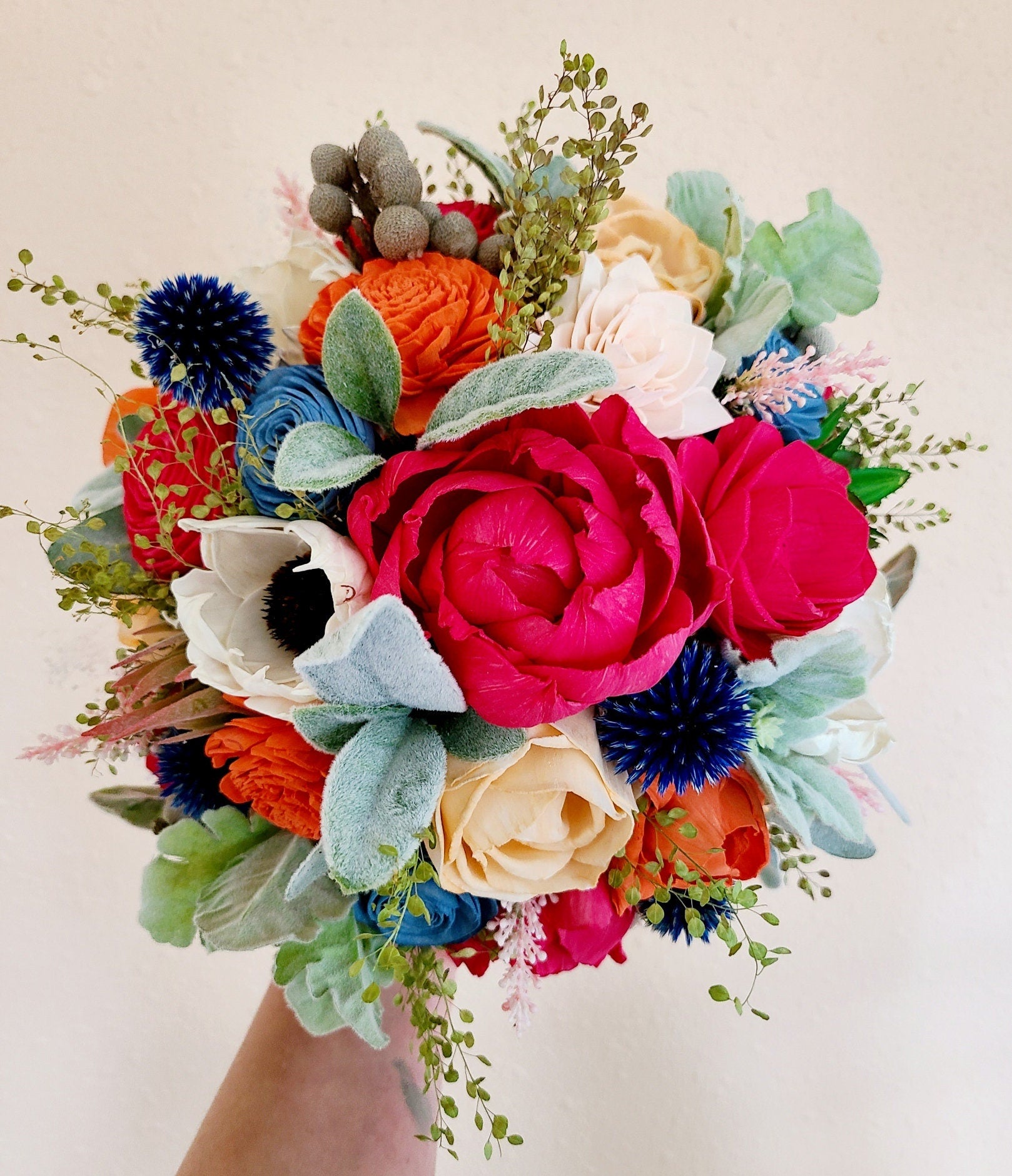 succulent flower bouquet Bright Pink Spring Succulent Bouquet – My Dinosaur Dreams