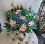 Blush and Slate Bouquet